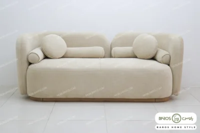 مبل راحتی نرم و جذاب ۸ نفره بلوط خرید مبل باروس 1018 (6)