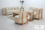 مبل راحتی نرم و جذاب ۸ نفره بلوط خرید مبل باروس 1018 (9)