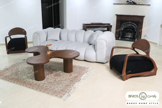 مبل راحتی ۵ نفره جدید ژاکلین کد 5 خرید مبل باروس 10172 (6)