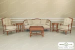 مبل نئوکلاسیک راشل پلاس و کاناپه کاجی خرید باروس (3)