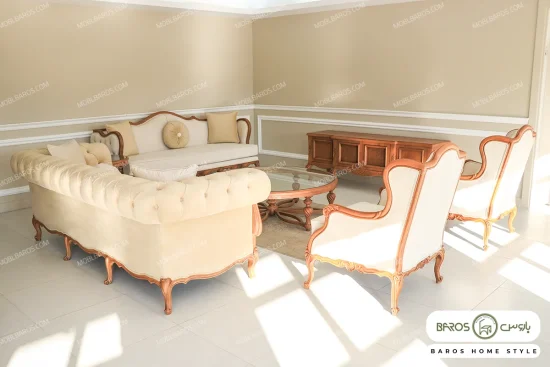 مبل کلاسیک رومینا و چستر نیکا کد ۵ خرید مبل باروس ۱۰۱۹ (4)