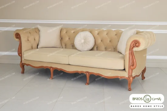 مبل کلاسیک رومینا و چستر نیکا کد ۵ خرید مبل باروس ۱۰۱۹ (6)