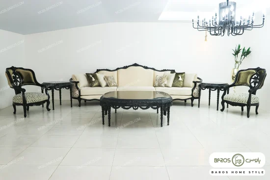 مبل کلاسیک لوکس و منبتی جدید نوادا خرید مبل باورس 1014 (6)