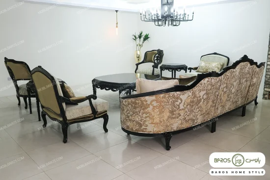 مبل کلاسیک لوکس و منبتی جدید نوادا خرید مبل باورس 1014 (8)
