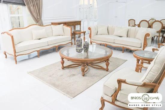 مبل کلاسیک گندم و چستر نیکا کد ۲ خرید باروس 56 (8)