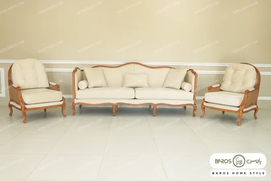 مبلمان نئو کلاسیک و راحتی گندم و چستر خرید باروس 6 (3)