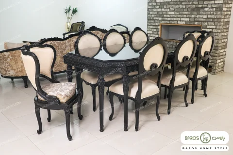 میز ناهار خوری نوادا خرید مبل باروس کد 1013 (2)