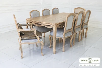 میز ناهارخوری ابزاری پاسنگ ایتالیایی کد ۵ خرید مبل باروس ۱۰۱۴ (7)
