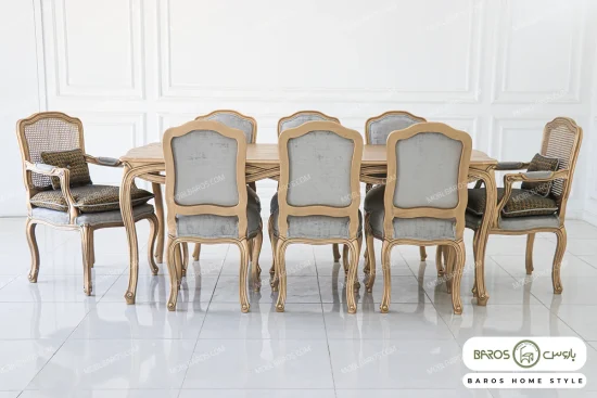 میز ناهارخوری ابزاری پاسنگ ایتالیایی کد ۵ خرید مبل باروس ۱۰۱۴ (8)