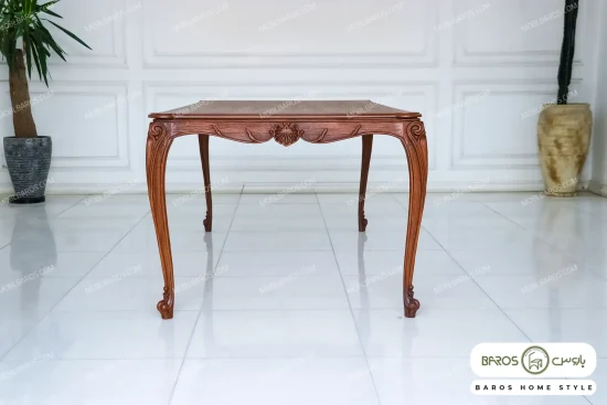 میز ناهارخوری رومینا مدل کلاسیک تولیدی مبل باروس (1)