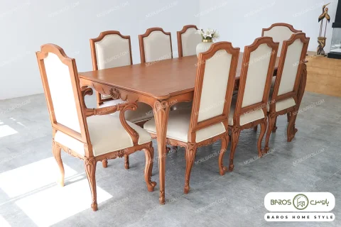 میز ناهارخوری رومینا مدل کلاسیک خرید باروس 56 (3)