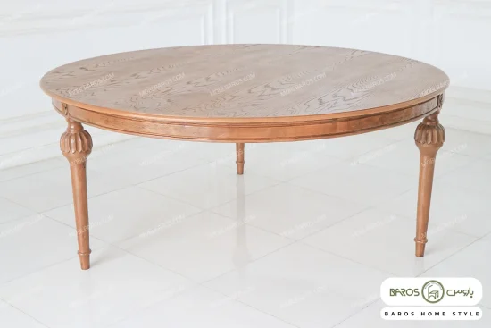 میز ناهارخوری مدل کاریزما صفحه گرد خرید باروس (1)