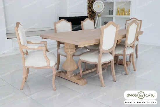 میز ناهارخوری چوبی دکورا کد ۸ خرید باروس (3)