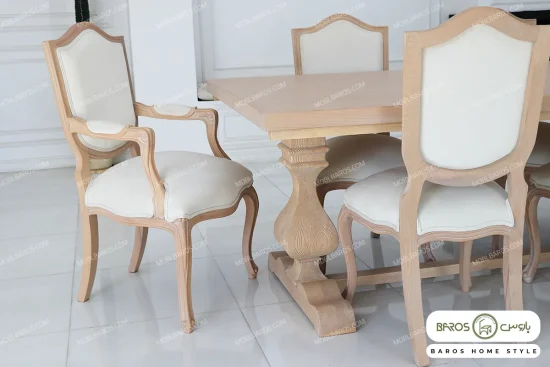 میز ناهارخوری چوبی دکورا کد ۸ خرید باروس (4)