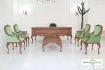 ست اداری مدیریتی کلاسیک مدل شارلوت خرید مبل باروس 1019 (4)