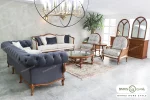 ست مبلمان کلاسیک ترکیبی مدل راشل پلاس و چستر کد ۷ خرید مبل باروس ۱۰۱۲ (4)