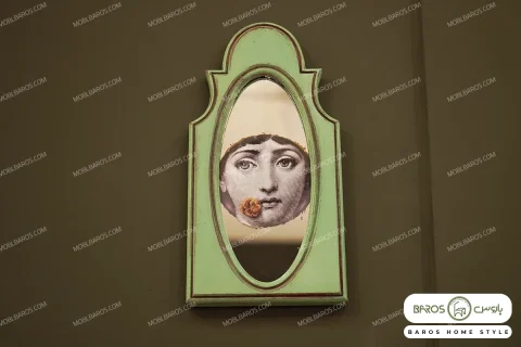 قاب چوبی جدید و جذاب با آیینه طرح دار کد 2 خرید مبل باروس 39392