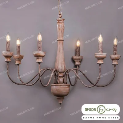 لوستر پذیرایی مدل ترمه 6 شعله خرید مبل باروس 1012 (2)