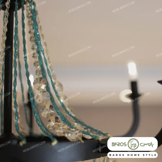 لوستر پذیرایی مدل ثریا 6 شعله خرید مبل باروس 2382 (2)