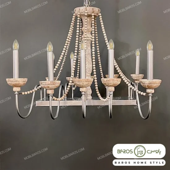 لوستر پذیرایی مدل لاینر خانباجی 10 شعله خرید مبل باروس ۳۹۳۹۲ (1)