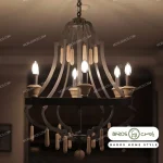 لوستر پذیرایی مدل لیلی 6 شعله خرید مبل باروس ۳۹۴۹۳ (1)