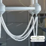 لوستر پذیرایی مدل مروارید 6 شعله خرید مبل باروس ۴۴۸۴ (2)