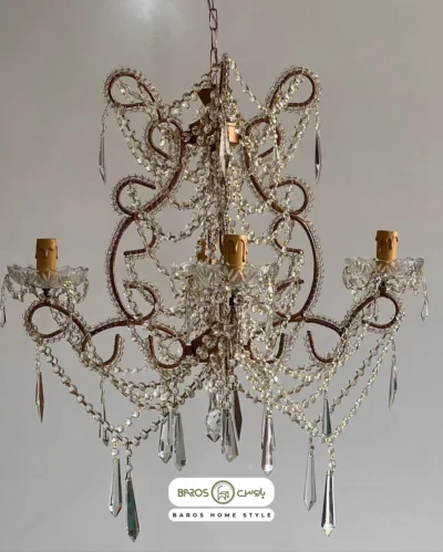 لوستر پذیرایی مدل کلاسیک الماس خرید مبل باروس 19192 (1)