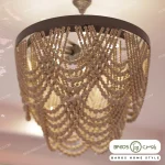 لوستر پذیرایی مدل گیسو 6 شعله خرید مبل باروس 39483 (1)