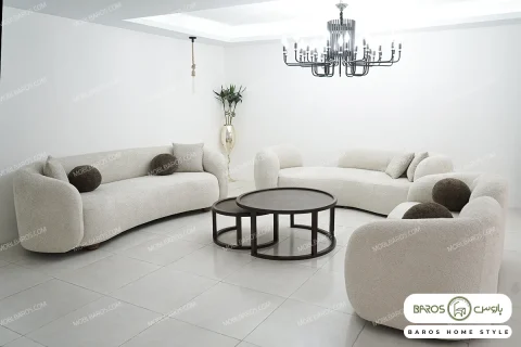 مبل راحتی جدید نرم و جذاب ۸ نفره پوکو کد ۴ خرید مبل باروس ۲۹۲۹۲ (8)