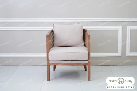 مبل راحتی حصیری جدید آیسل خرید مبل باروس 39392 (2)