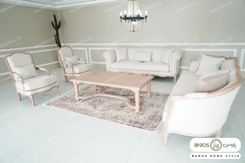 مبل نئوکلاسیک راشل و کاناپه چستر جورجیا و تک نفره فرانسوی کد 2 خرید مبل باروس 1019 (3)