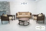 مبل نئوکلاسیک کاجی طرح گنجشک دار کد ۲ خرید مبل باروس ۱۳۹۱ (4)