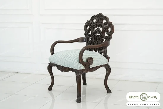 مبل نئوکلاسیک ۱۲ نفره ترکیبی ابزاری کاجی کینگ کد ۲ خرید مبل باروس 39492 (14)
