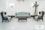مبل نئوکلاسیک ۱۲ نفره ترکیبی ابزاری کاجی کینگ کد ۲ خرید مبل باروس 39492 (7)