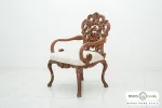 مبل نئوکلاسیک ۱۲ نفره کاجی، کویین، کینگ خرید مبل باروس 2342 (1)
