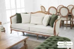مبل کلاسیک راشل و روما با بنچ خرید مبل باروس 10293 (1)