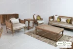 مبل کلاسیک کاجی با مبل تک نفره پرنس خرید مبل باروس 10183 (1)