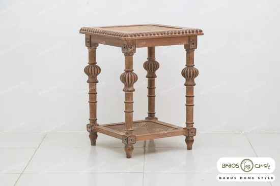 مبل کلاسیک کاجی با مبل تک نفره پرنس خرید مبل باروس 10183 (11)