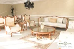 مبل کلاسیک گندم و چستر نیکا و تک کینگ خرید مبل باروس 1014 (2)