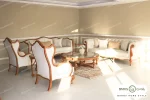 مبل کلاسیک گندم و چستر نیکا و تک کینگ خرید مبل باروس 1014 (3)