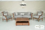 مبل کلاسیک گندم، چسترنیکا، رومینا فرانسوی خرید مبل باروس 49939 (2)