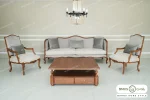 مبل کلاسیک گندم، چسترنیکا، رومینا فرانسوی خرید مبل باروس 49939 (4)