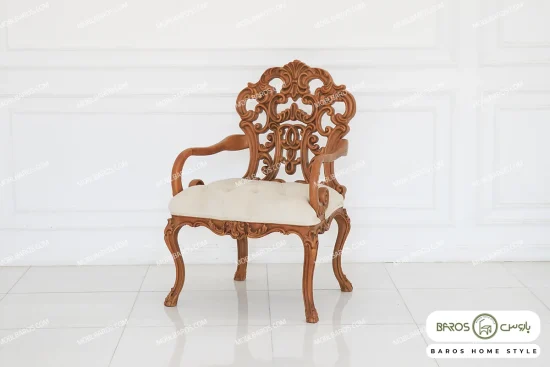 مبل کلاسیک ۱۰ نفره کاجی و چستر نیکا و کینگ خرید باروس (12)