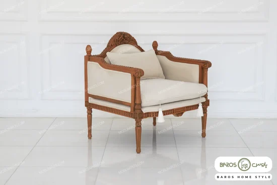 مبل کلاسیک ۱۰ نفره کاجی و چستر نیکا و کینگ خرید باروس (13)