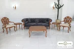 مبل کلاسیک ۱۰ نفره کاجی و چستر نیکا و کینگ خرید باروس (4)