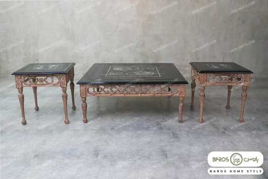 مبل کلاسیک ۷ نفره جدید ساوین کد 2 خرید مبل باروس 1013 (10)