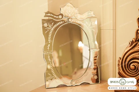 مجسمه و تندیس جذاب و زیبای آینه دیواری خرید مبل باروس3920