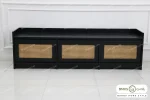 میز تلویزیون حصیری و چوبی مدل لوسیا خرید مبل باروس 1013 (1)