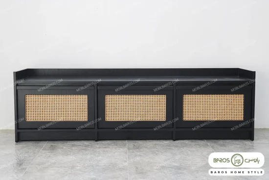 میز تلویزیون حصیری و چوبی مدل لوسیا خرید مبل باروس 1013 (5)