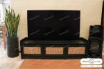 میز تلویزیون حصیری و چوبی مدل لوسیا خرید مبل باروس 1018 (2)